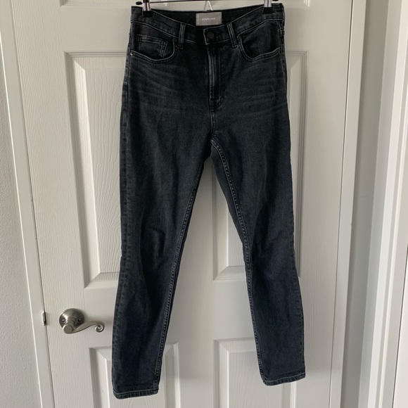 Everlane Denim - Everlane Washed Black High Rise Skinny Jean